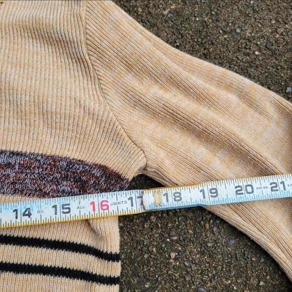 True Vtg 40s 50s THUNDERBIRD Columbia Knit Stripe Portland Local Sweater S USA - Picture 3 of 4